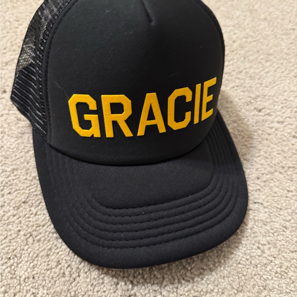 Gracie Abram’s Black Trucker Hat